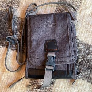 LL Bean travel purse Various places to store your essentials.